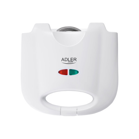 Adler | Sandwich maker | AD 301 | 750 W | Number of plates 1 | Number of pastry 2 | White