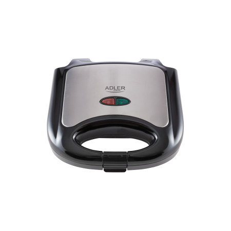 Adler | Sandwich maker | AD 3015 | 750 W | Number of plates 1 | Number of pastry 2 | Black