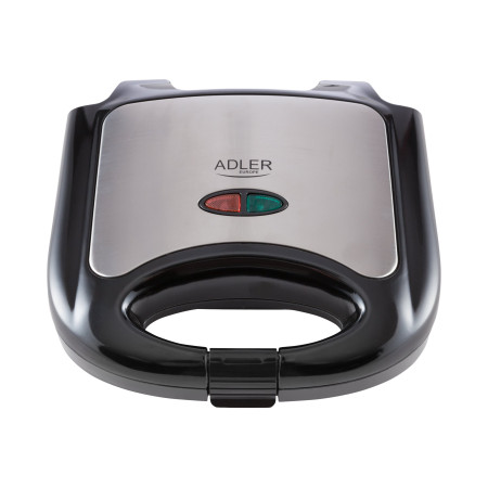 Adler | Sandwich maker | AD 3015 | 750 W | Number of plates 1 | Number of pastry 2 | Black