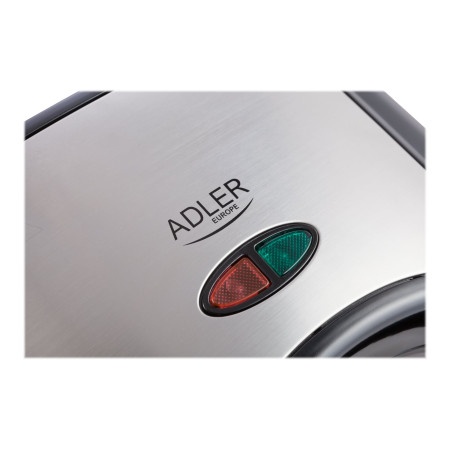 Adler | Sandwich maker | AD 3015 | 750 W | Number of plates 1 | Number of pastry 2 | Black