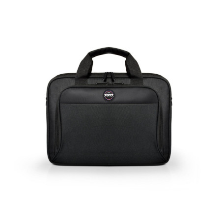 PORT DESIGNS | 105064 | HANOI II CLAMSHELL | Fits up to size 15.6 " | Messenger - Briefcase | Black | Shoulder strap