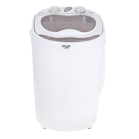 Adler | Mini washing machine | AD 8055 | Top loading | Washing capacity 3 kg | Depth 37 cm | Width 36 cm | White