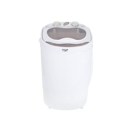 Adler | Mini washing machine | AD 8055 | Top loading | Washing capacity 3 kg | Depth 37 cm | Width 36 cm | White