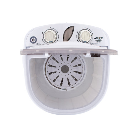 Adler | Mini washing machine | AD 8055 | Top loading | Washing capacity 3 kg | Depth 37 cm | Width 36 cm | White