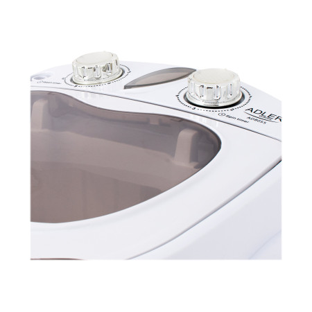 Adler | Mini washing machine | AD 8055 | Top loading | Washing capacity 3 kg | Depth 37 cm | Width 36 cm | White