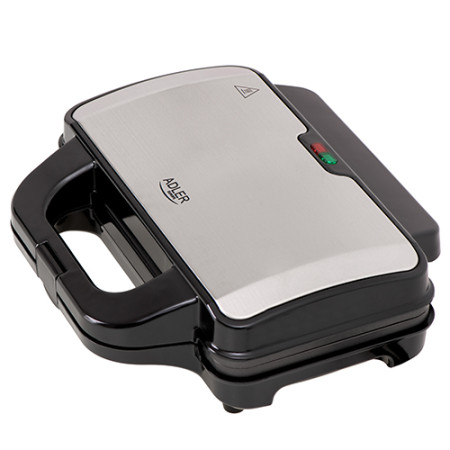 Adler | Sandwich maker | AD 3043 | 900 W | Number of plates 1 | Number of pastry 2 | Black