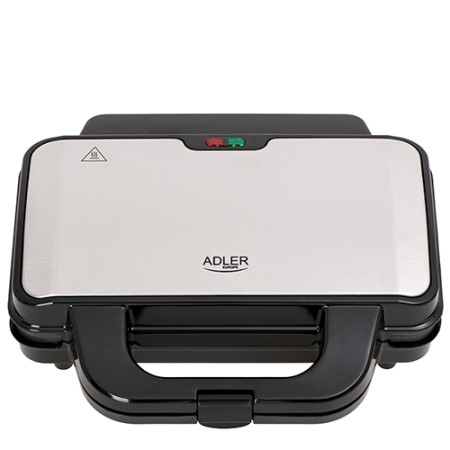 Adler | Sandwich maker | AD 3043 | 900 W | Number of plates 1 | Number of pastry 2 | Black