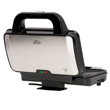 Adler | Sandwich maker | AD 3043 | 900 W | Number of plates 1 | Number of pastry 2 | Black