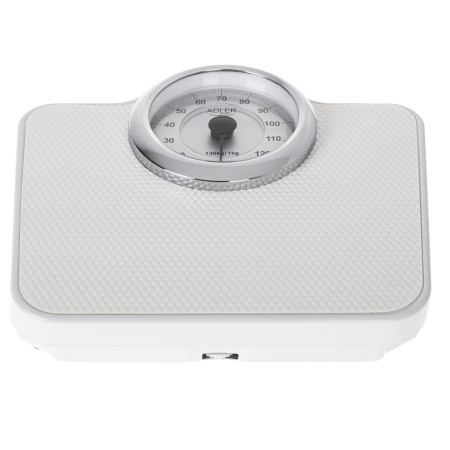 Adler | Mechanical Bathroom Scale | AD 8180 | Maximum weight (capacity) 136 kg | Accuracy 1000 g | White