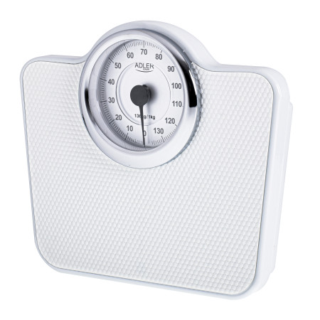 Adler | Mechanical Bathroom Scale | AD 8180 | Maximum weight (capacity) 136 kg | Accuracy 1000 g | White