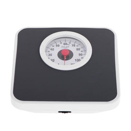 Adler | Mechanical Bathroom Scale | AD 8178 | Maximum weight (capacity) 120 kg | Accuracy 1000 g | Black