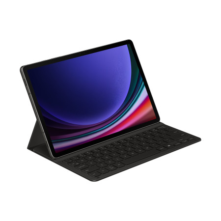 DX720UBE Book Cover Keyboard Slim Samsung Galaxy Tab S9/S9FE, Black