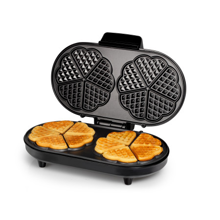 Tristar | Waffle maker | WF-2120 | 1200 W | Number of pastry 10 | Heart shaped | Black