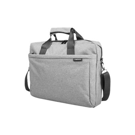 Natec Laptop Bag, Mustela, 15.6", Grey | Natec | Mustela | Fits up to size 15.6 " | Toploading laptop case | Grey | Shoulder str