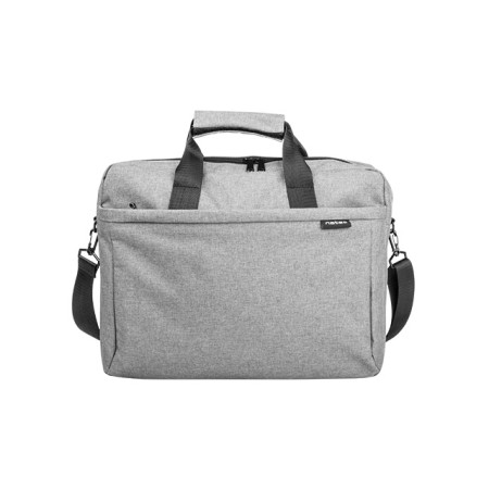 Natec Laptop Bag, Mustela, 15.6", Grey | Natec | Mustela | Fits up to size 15.6 " | Toploading laptop case | Grey | Shoulder str