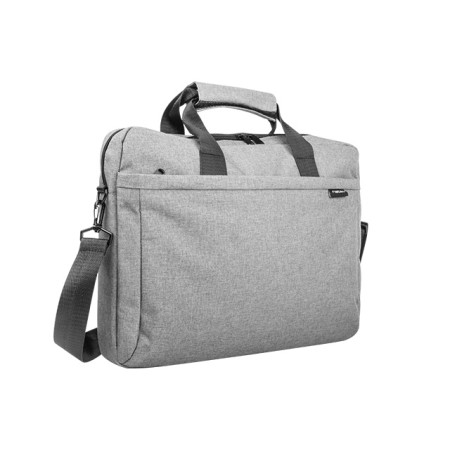 Natec Laptop Bag, Mustela, 15.6", Grey | Natec | Mustela | Fits up to size 15.6 " | Toploading laptop case | Grey | Shoulder str