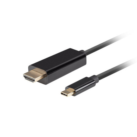 Lanberg USB-C to HDMI Cable, 1.8 m 4K/60Hz, Black | Lanberg | USB-C to HDMI Cable | Black | 1.8 m