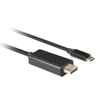 Lanberg USB-C to DisplayPort Cable, 1.8 m 4K/60Hz, Black | Lanberg | USB-C to DisplayPort Cable | Black | 1.8 m