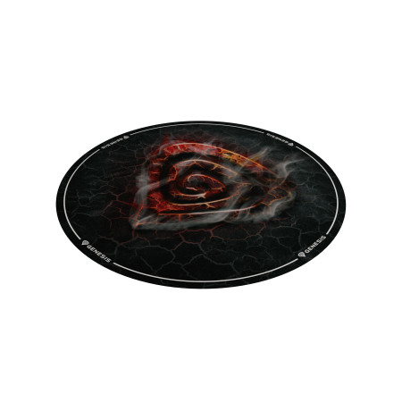 Genesis Tellur 400 Round Lava Floor Mat | Black