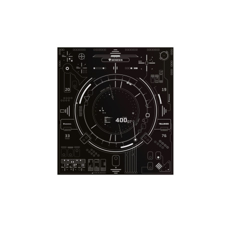 Genesis Tellur 400 Square Hud Floor Mat | Black