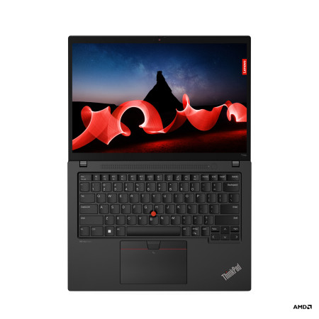 Lenovo ThinkPad T14s | Deep Black | 14 " | IPS | WUXGA | 1920 x 1200 pixels | Anti-glare | AMD Ryzen 5 | 7540U | 16 GB | Soldere