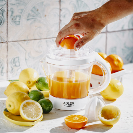 Adler Citrus Juicer | AD 4014 | Type Citrus juicer | White | 40 W | Number of speeds 1