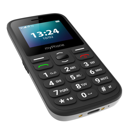 myPhone HALO | A LTE | Black | 1.77 " | TFT | 48 MB | 128 MB | Dual SIM | Nano SIM | Bluetooth | 5.0 | USB version Micro USB | B