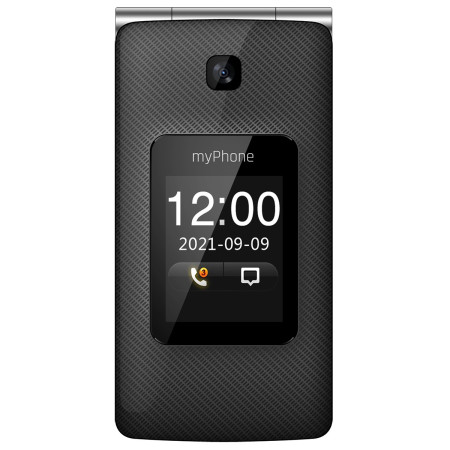 myPhone Tango | LTE | Black | 2.4 + 1.77 " | TN | 64 MB | 128 MB | Dual SIM | Nano SIM | Bluetooth | 5.1 | USB version Type-C | 