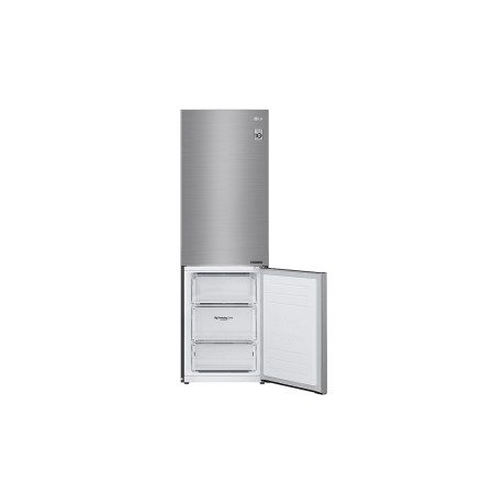 LG | Refrigerator | GBB61PZJMN | Energy efficiency class E | Free standing | Combi | Height 186 cm | No Frost system | Fridge ne