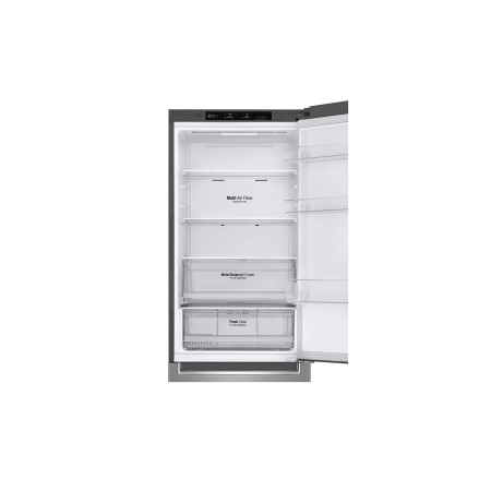 LG | Refrigerator | GBB61PZJMN | Energy efficiency class E | Free standing | Combi | Height 186 cm | No Frost system | Fridge ne