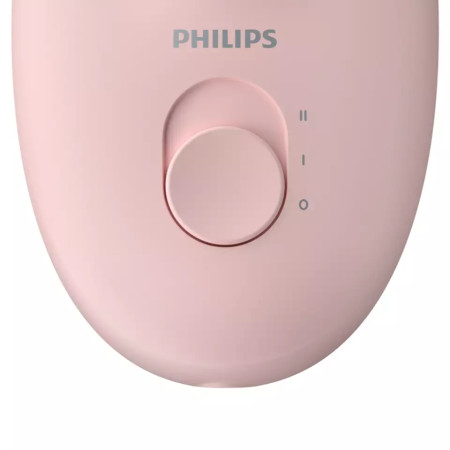 Philips | Corded Compact Epilator | BRE285/00 Satinelle Essential | White/Pink