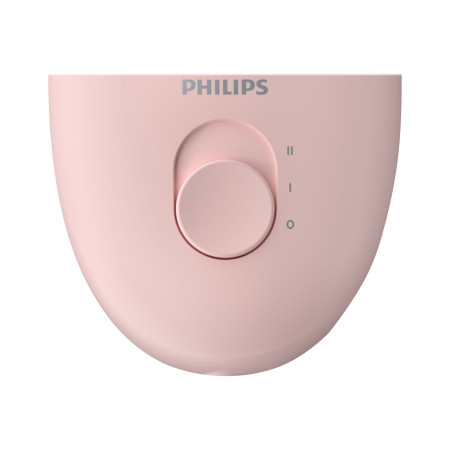 Philips | Corded Compact Epilator | BRE285/00 Satinelle Essential | White/Pink