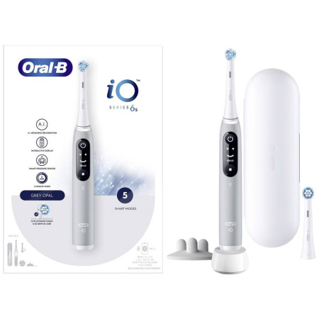 Oral-B Electric Toothbrush | iO6s | Rechargeable | For adults | Number of brush heads included 1 | Number of teeth brushing mode