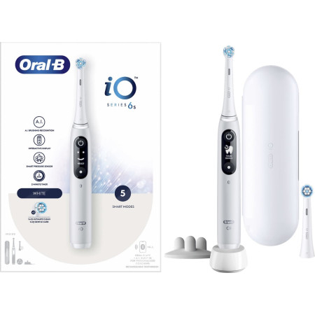 Oral-B Electric Toothbrush | iO6 | Rechargeable | For adults | Number of brush heads included 1 | Number of teeth brushing modes