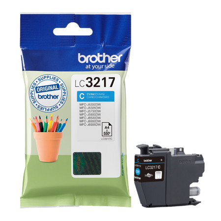 Brother LC3217C | Ink Cartridge | Cyan