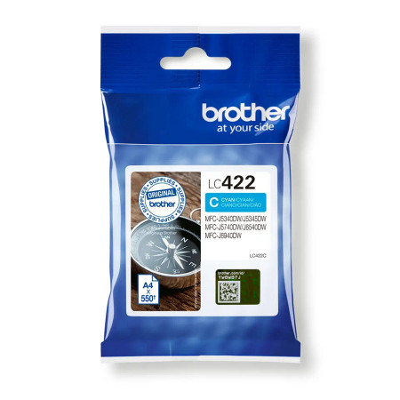 Brother LC422C | Ink Cartridge | Cyan