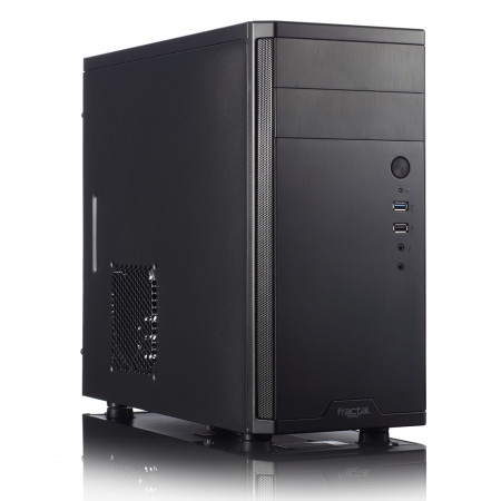 Fractal Design | CORE 1100 | Black | Micro ATX | Power supply included No | ATX PSUs, up to 185mm if a typical-length optical dr