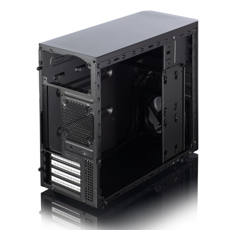 Fractal Design | CORE 1100 | Black | Micro ATX | Power supply included No | ATX PSUs, up to 185mm if a typical-length optical dr