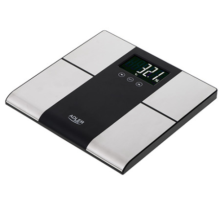 Adler | Bathroom scale with analyzer | AD 8165 | Maximum weight (capacity) 225 kg | Accuracy 100 g | Body Mass Index (BMI) measu