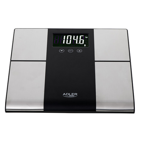 Adler | Bathroom scale with analyzer | AD 8165 | Maximum weight (capacity) 225 kg | Accuracy 100 g | Body Mass Index (BMI) measu