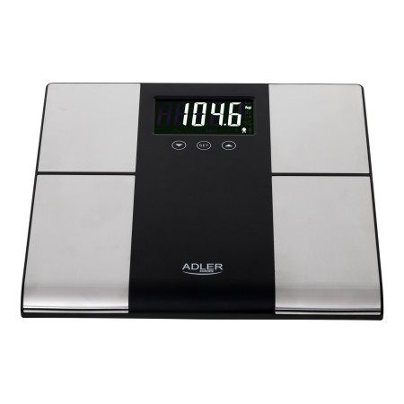 Adler | Bathroom scale with analyzer | AD 8165 | Maximum weight (capacity) 225 kg | Accuracy 100 g | Body Mass Index (BMI) measu