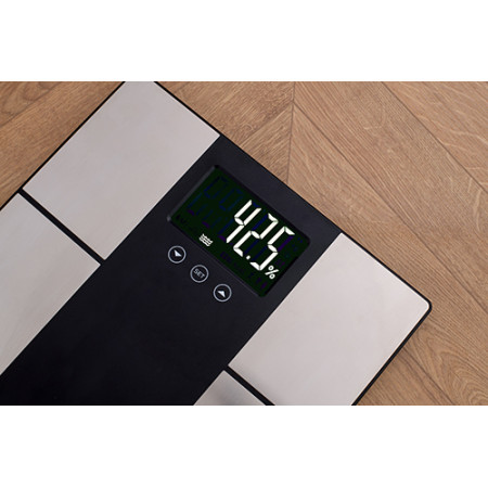 Adler | Bathroom scale with analyzer | AD 8165 | Maximum weight (capacity) 225 kg | Accuracy 100 g | Body Mass Index (BMI) measu