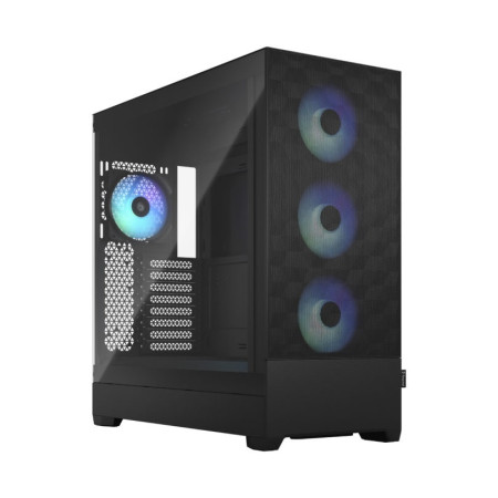 Fractal Design | Pop XL Air RGB | Side window | Black TG Clear Tint | E-ATX up to 280 mm, ATX , mATX, Mini ITX | Power supply in