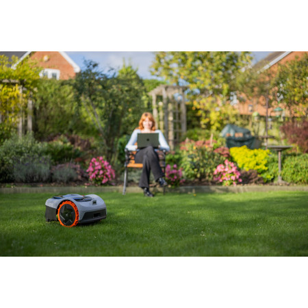 Segway | Navimow Robot Lawn Mower | i105E | Mowing Area 500 m | Waterproof IPX6 | 58 dB | Charging station, antenna, antenna sta