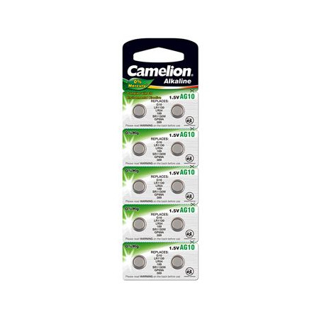 Camelion | AG10/LR54/LR1130/389 | Alkaline Buttoncell | 10 pc(s)