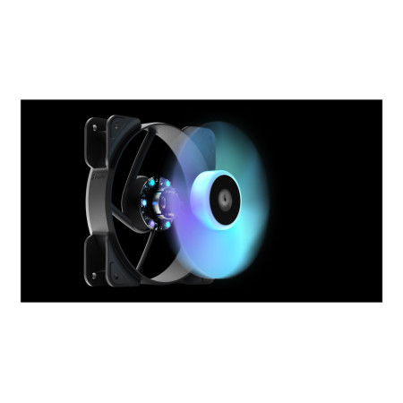 Fractal Design | Aspect 14 RGB PWM 3-pack | Black Frame | N/A