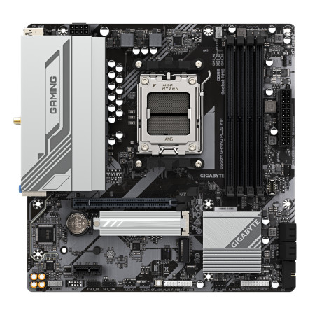 Gigabyte B650M GAMING PLUS WF | Processor family AMD | Processor socket AM5 | DDR5 | Supported hard disk drive interfaces M.2, S