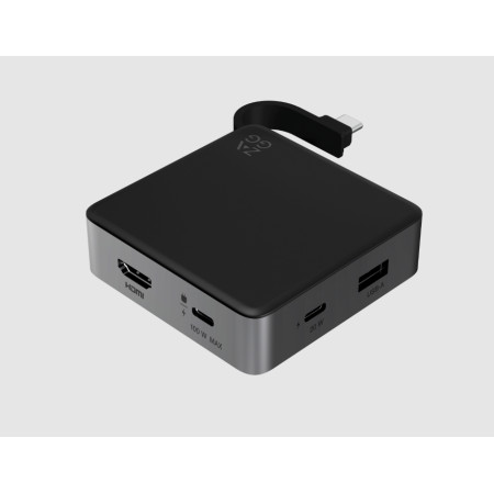 ZAGG 4 Port Hub Black/Grey