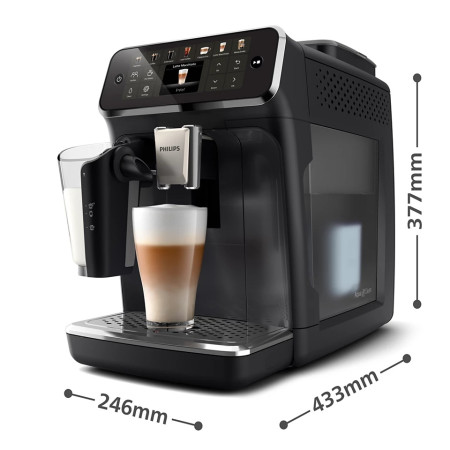 Philips | Coffee machine | EP4441/50 | Pump pressure 15 bar | Built-in milk frother | Fully Automatic | 1500 W | Black