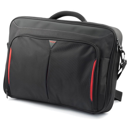 Targus | CN418EU | Clamshell Laptop Bag | Briefcase | Black/Red | 17-18 " | Shoulder strap